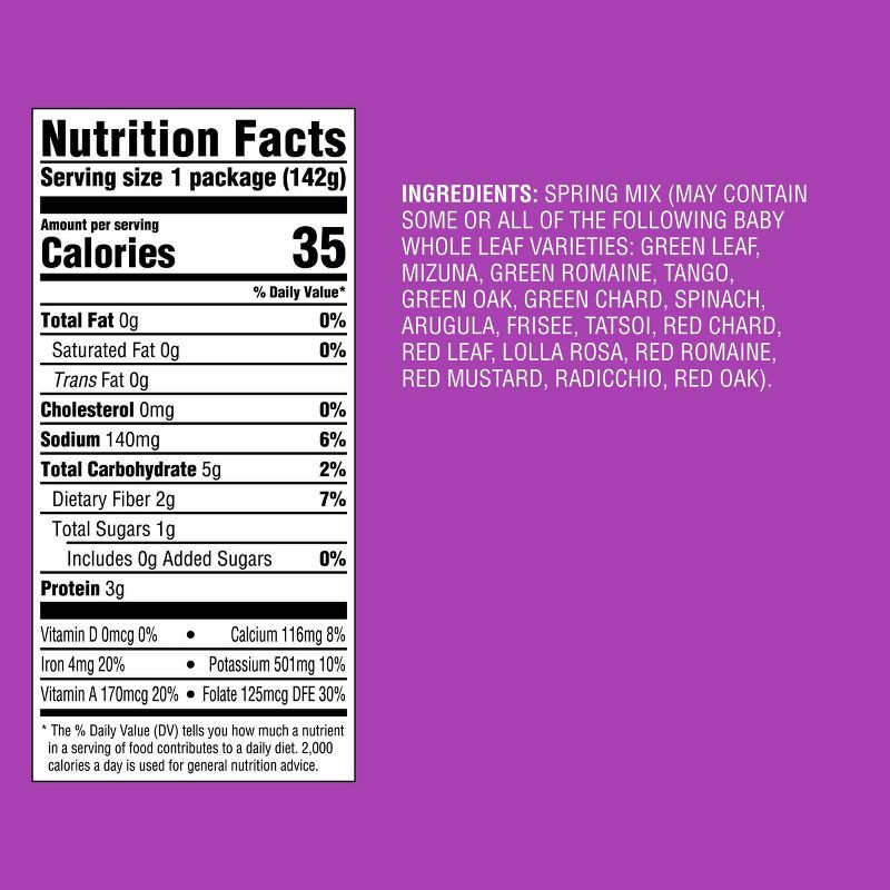 slide 5 of 5, Fresh Spring Mix Lettuce - 5oz - Good & Gather™, 5 oz