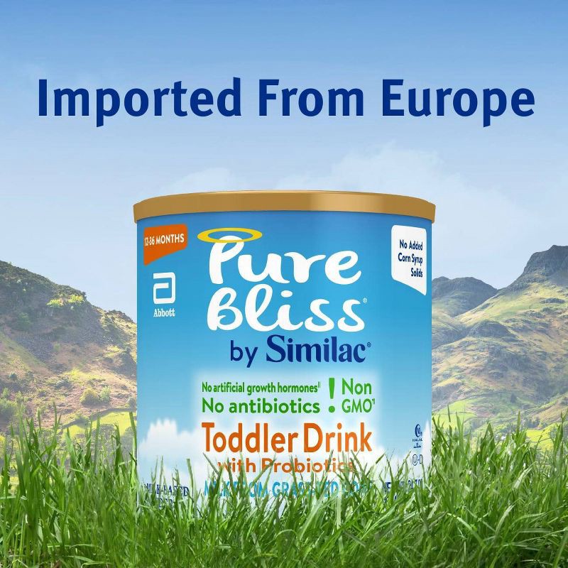 slide 5 of 8, Similac Pure Bliss Non-GMO Powder Toddler Formula - 24.7oz, 24.7 oz