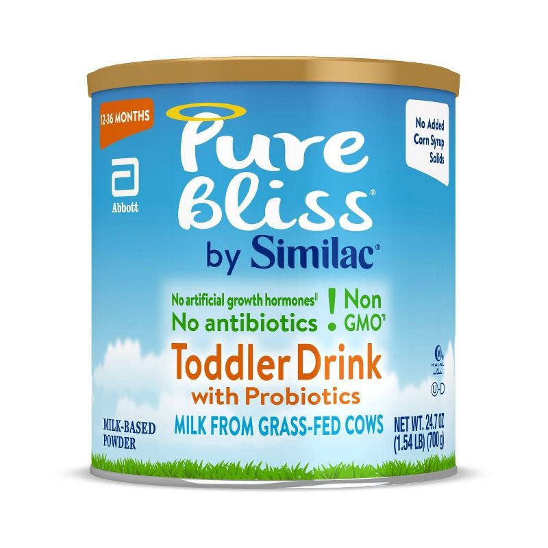 slide 1 of 8, Similac Pure Bliss Non-GMO Powder Toddler Formula - 24.7oz, 24.7 oz