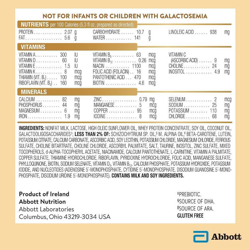 slide 3 of 16, Pure Bliss by Similac Similac Pure Bliss Irish Farms Powder Infant Formula - 24.7oz, 24.7 oz