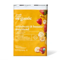 Organic Strawberry & Banana Frozen Fruit Blend - 32oz - Good & Gather™