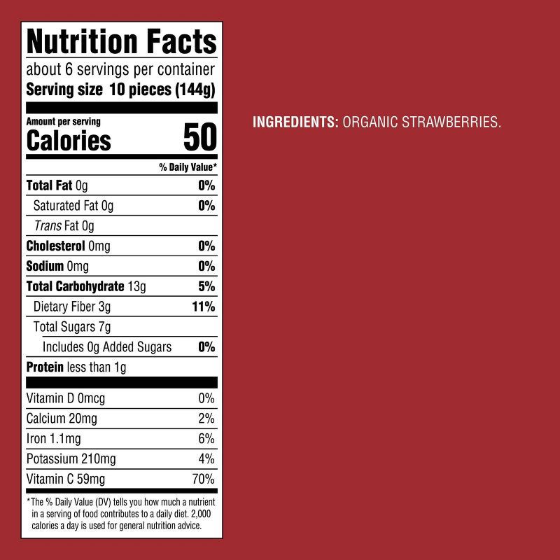 slide 4 of 4, Organic Frozen Strawberries - 32oz - Good & Gather™, 32 oz
