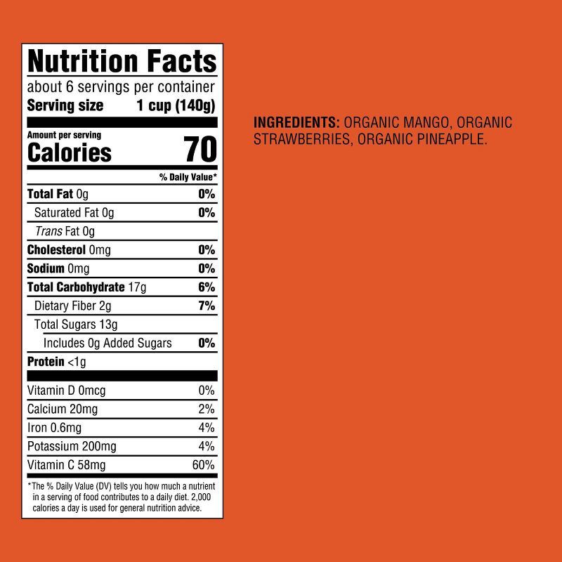 slide 4 of 4, Organic Frozen Tropical Fruit Blend - 32oz - Good & Gather™, 32 oz