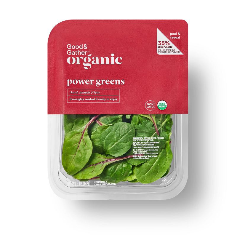 slide 1 of 3, Organic Power Greens - 5oz - Good & Gather™, 5 oz