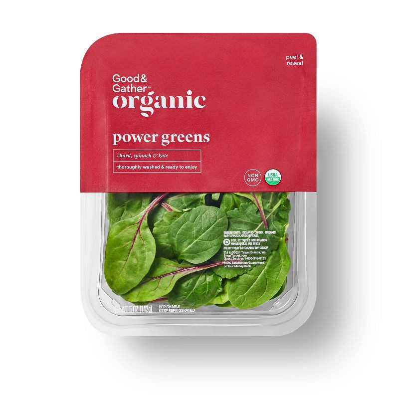 slide 1 of 4, Organic Power Greens - 5oz - Good & Gather™, 5 oz