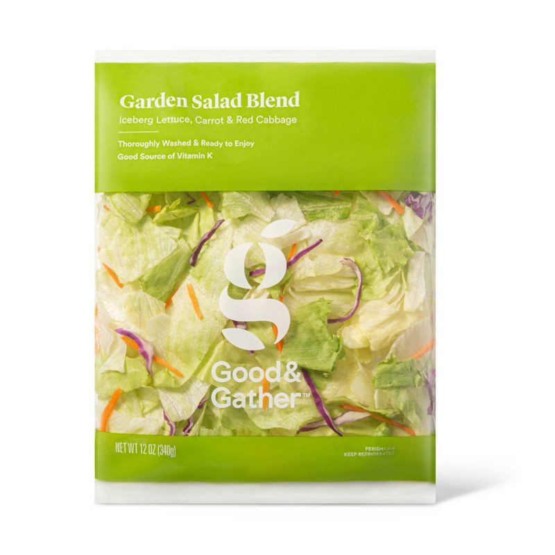 slide 1 of 3, Garden Salad Blend - 12oz - Good & Gather™, 12 oz