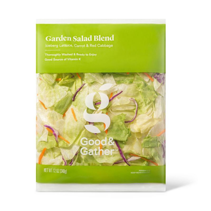 slide 1 of 4, Garden Salad Blend - 12oz - Good & Gather™, 12 oz