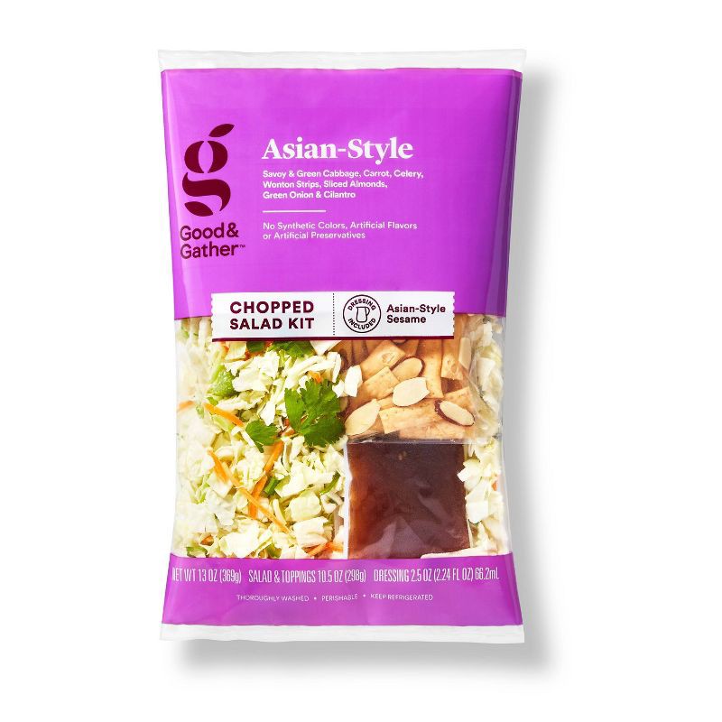 slide 1 of 5, Asian Style Chopped Salad Kit - 13oz - Good & Gather™, 13 oz