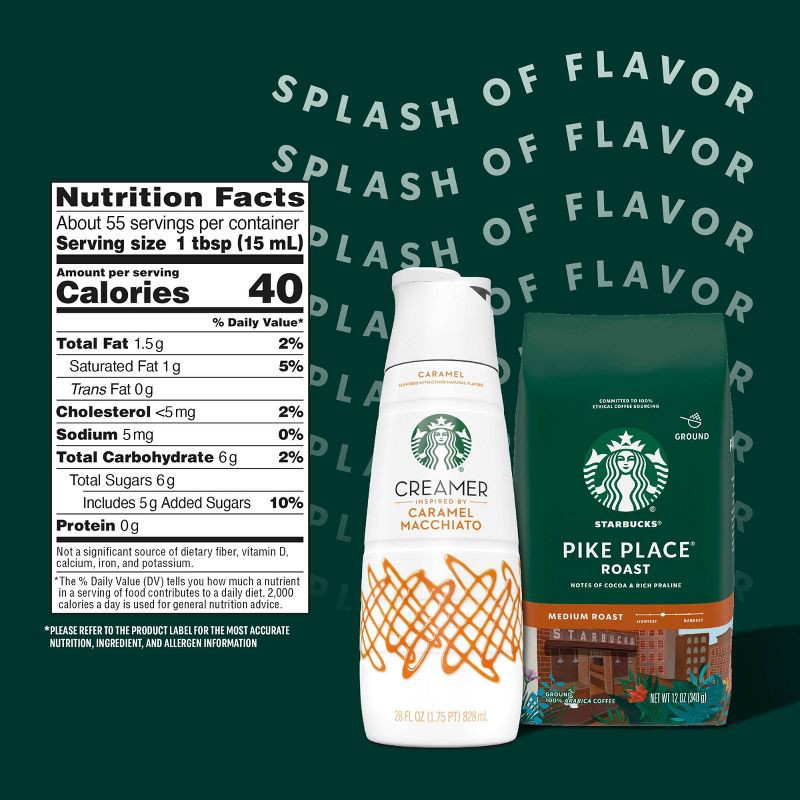 slide 7 of 9, Starbucks Creamer Starbucks Caramel Macchiato Creamer - 28 fl oz, 28 fl oz