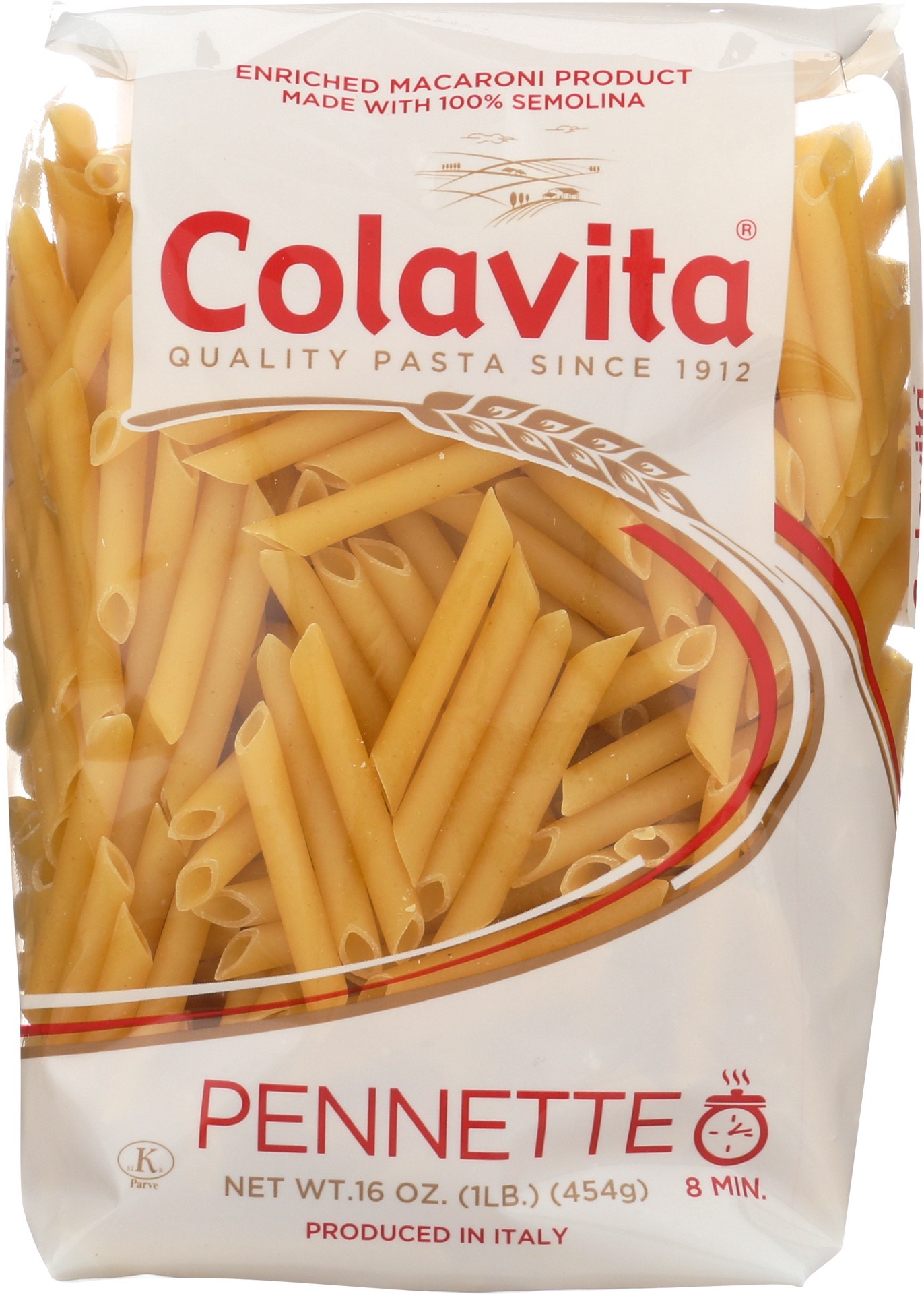 slide 1 of 5, Colavita Penne Mezzane (Pennette) Pasta, 1 lb