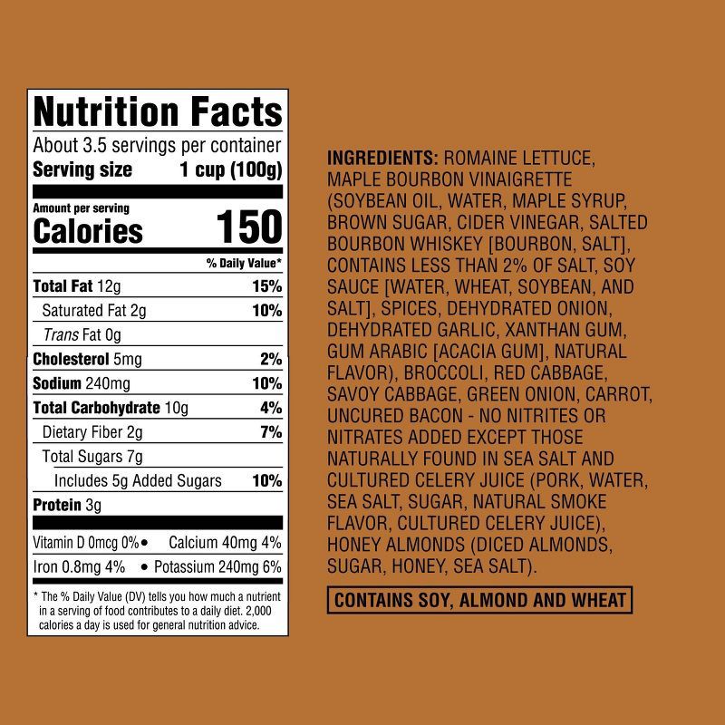 slide 6 of 6, Maple Bourbon Bacon Chopped Salad Kit - 12.8oz - Good & Gather™, 12.8 oz