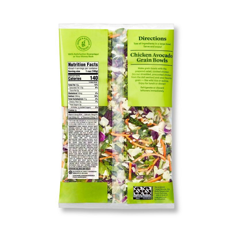 slide 2 of 5, Avocado Toast Chopped Salad Kit - 13.85oz - Good & Gather™, 13.85 oz