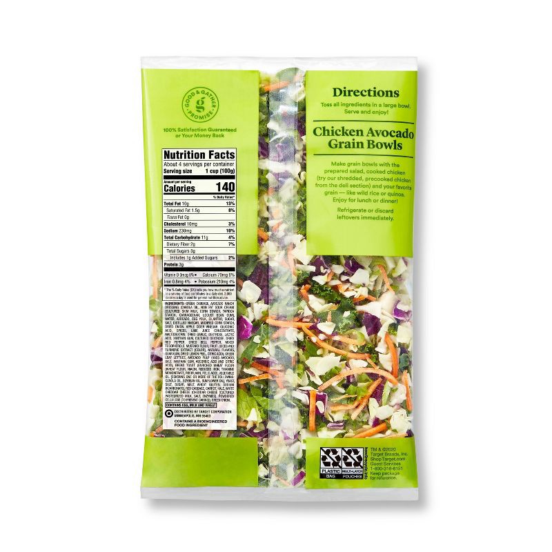 slide 3 of 4, Avocado Toast Chopped Salad Kit - 13.85oz - Good & Gather™, 13.85 oz