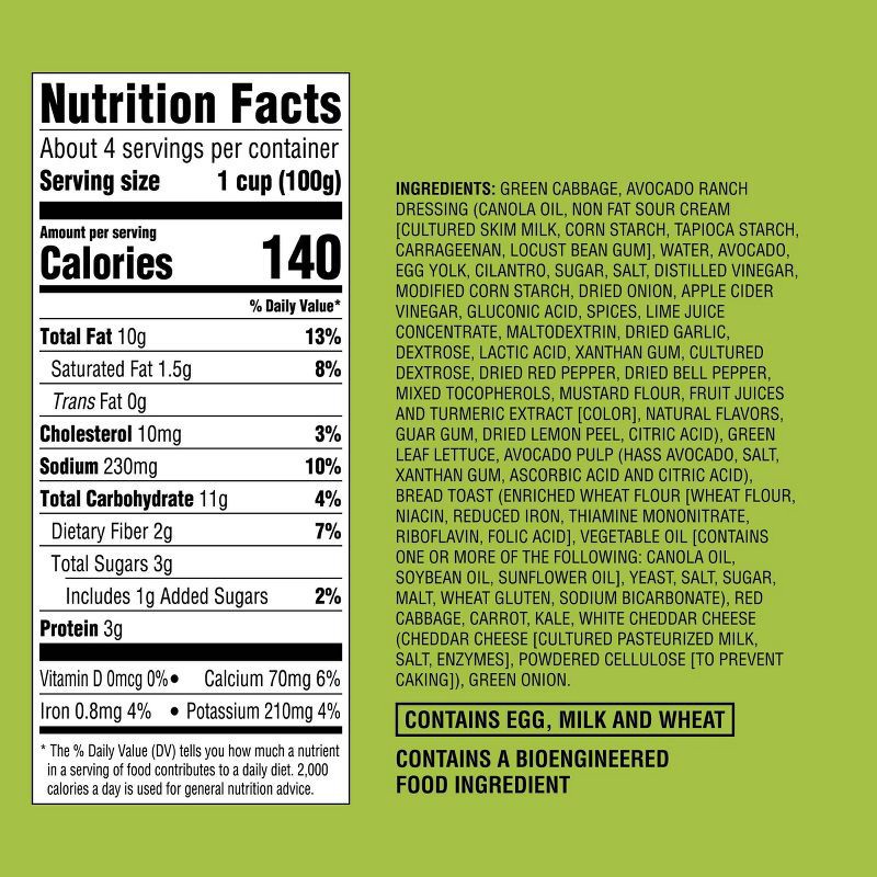 slide 6 of 6, Avocado Toast Chopped Salad Kit - 13.85oz - Good & Gather™, 13.85 oz