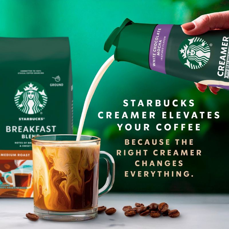 slide 5 of 10, Starbucks Creamer Dairy White Chocolate Mocha Coffee Creamer - 28 fl oz, 28 fl oz