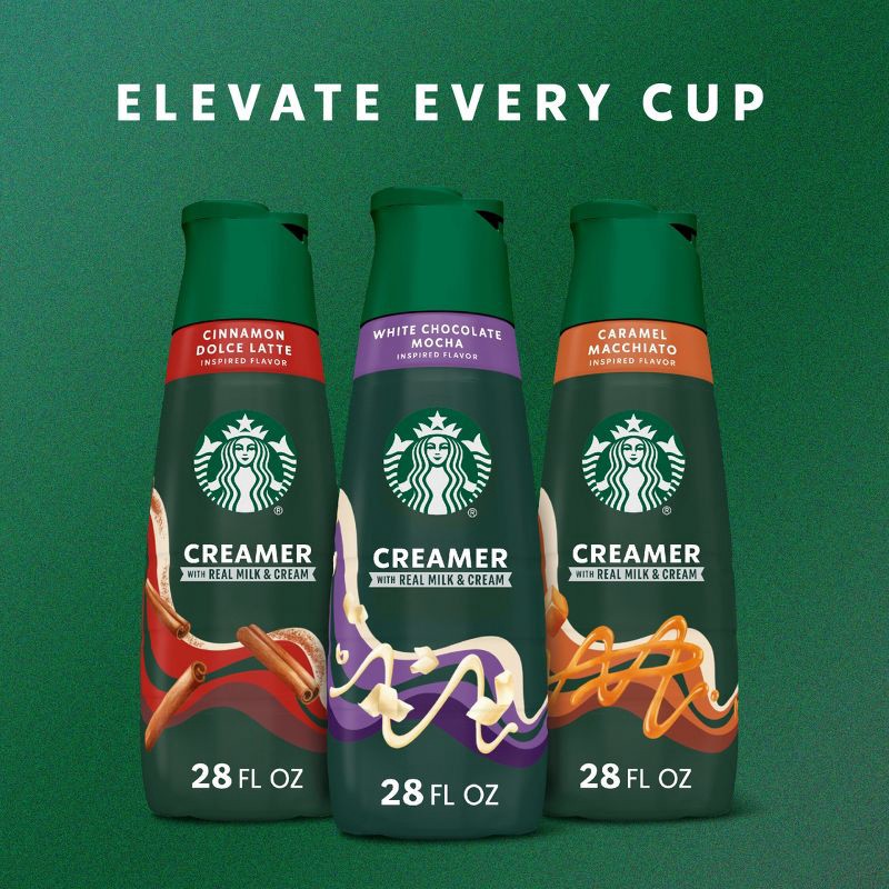 slide 7 of 10, Starbucks Creamer Dairy White Chocolate Mocha Coffee Creamer - 28 fl oz, 28 fl oz
