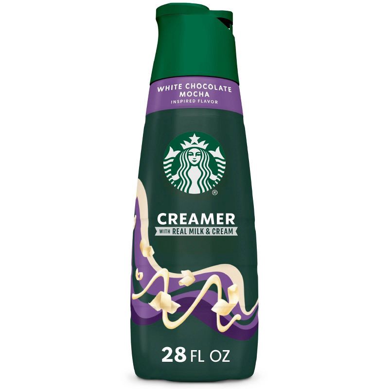 slide 1 of 10, Starbucks Creamer Dairy White Chocolate Mocha Coffee Creamer - 28 fl oz, 28 fl oz