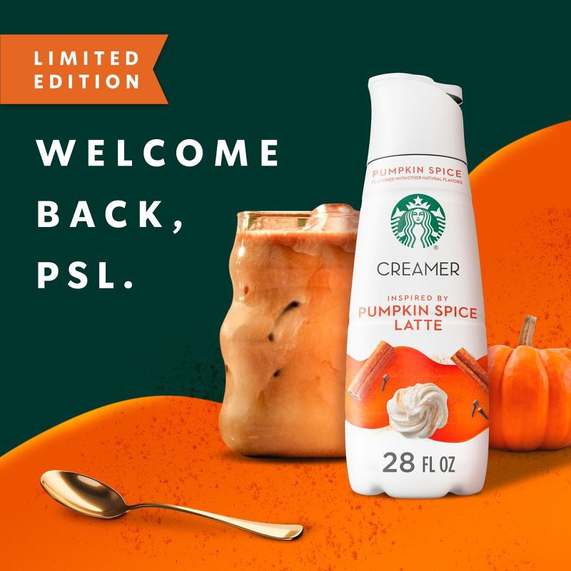 slide 4 of 10, Starbucks Creamer Starbucks Pumpkin Spice Coffee Creamer - 28 fl oz, 28 fl oz