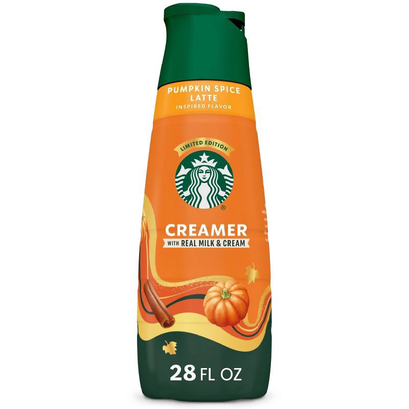 slide 1 of 7, Starbucks Creamer Starbucks Dairy Pumpkin Spice Coffee Creamer - 28 fl oz, 28 fl oz
