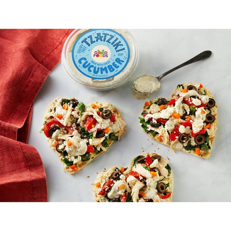 slide 7 of 10, Good Foods Dairy-Free Tzatziki Style Dip - 8oz, 8 oz