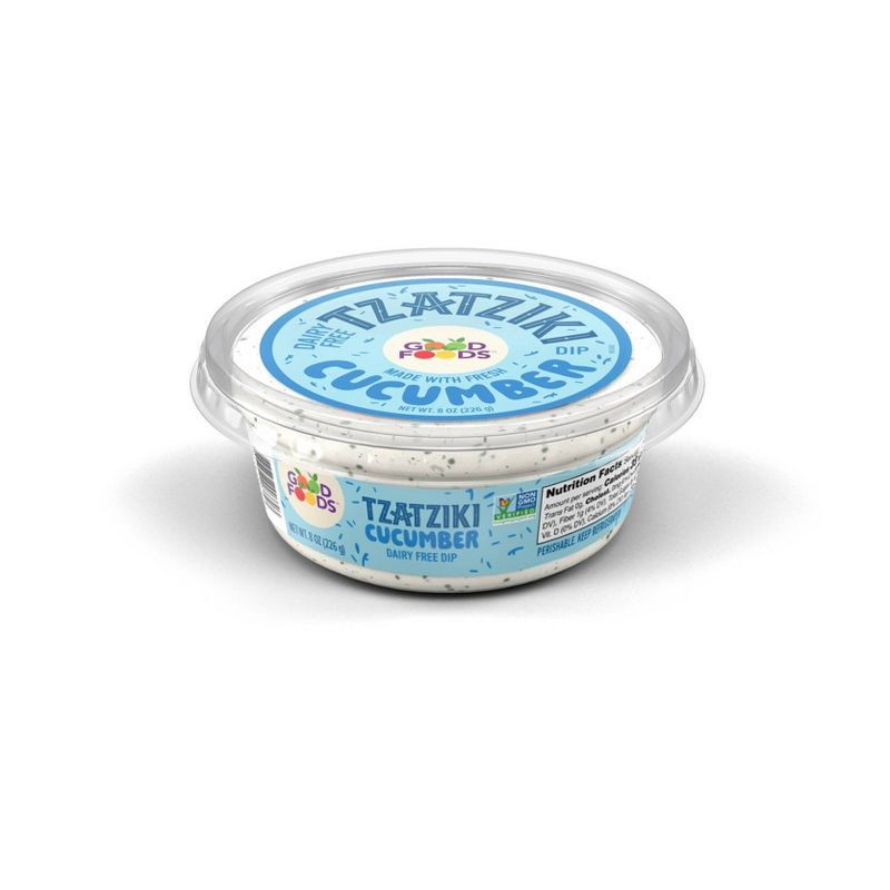 slide 9 of 10, Good Foods Dairy-Free Tzatziki Style Dip - 8oz, 8 oz