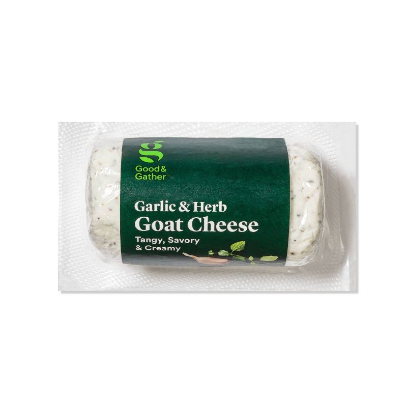 slide 1 of 3, Garlic & Herb Goat Cheese - 4oz - Good & Gather™, 4 oz