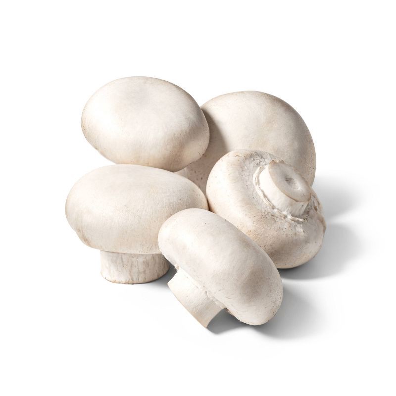 slide 2 of 3, Fresh Whole White Mushrooms - 16oz - Good & Gather™, 16 oz