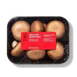 Fresh Baby Bella Mushrooms - 16oz - Good & Gather™