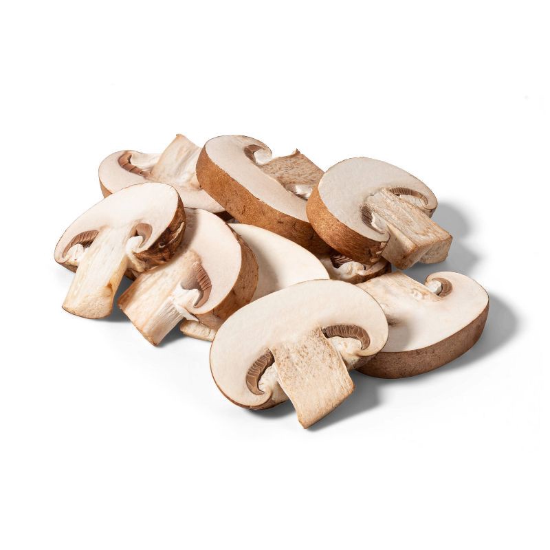 slide 2 of 4, Sliced Baby Bella Mushrooms - 8oz - Good & Gather™, 8 oz