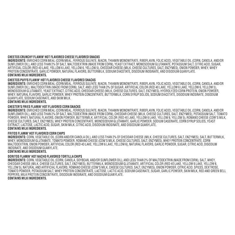 slide 7 of 7, Frito-Lay Chips and Snacks Flamin' Hot Mix Variety Pack - 18ct, 18 ct