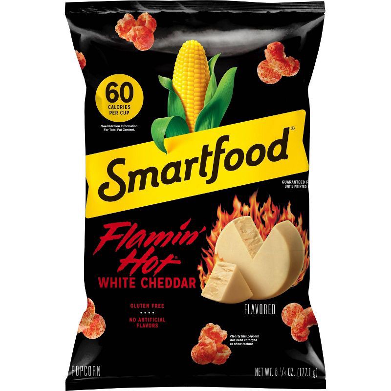 slide 1 of 5, Smartfood Flamin' Hot White Cheddar Popcorn - 6.25oz, 6.25 oz