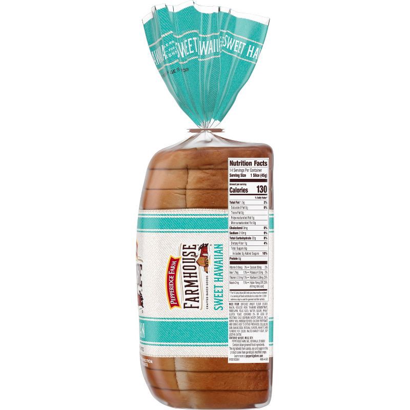 slide 6 of 8, Pepperidge Farm Farmhouse Sweet Hawaiian Bread - 22oz, 22 oz