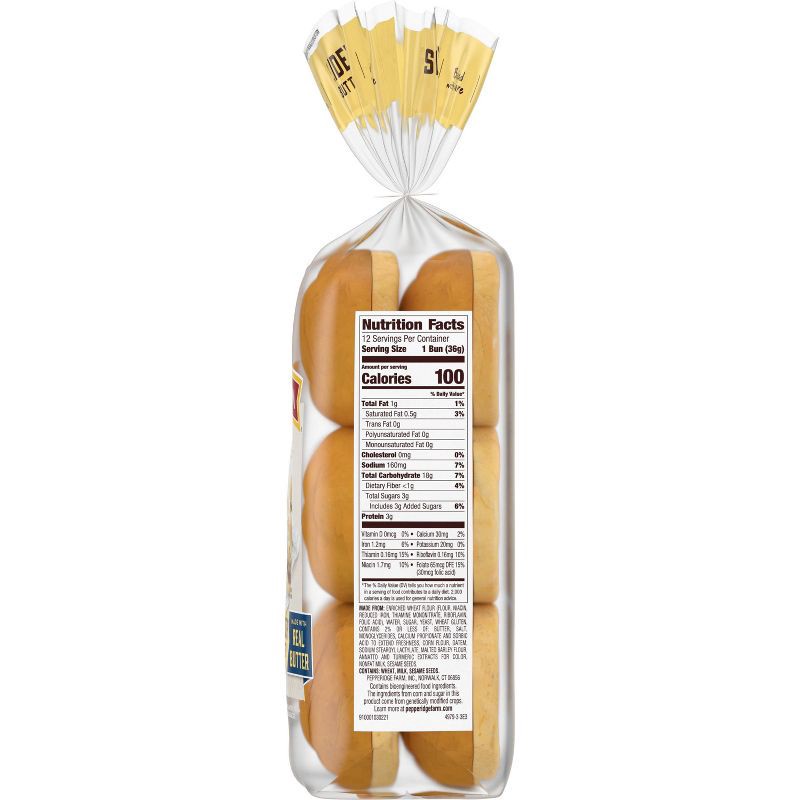 slide 6 of 8, Pepperidge Farm Bakery Classics Butter Slider Buns - 15oz/12ct, 12 ct; 15 oz