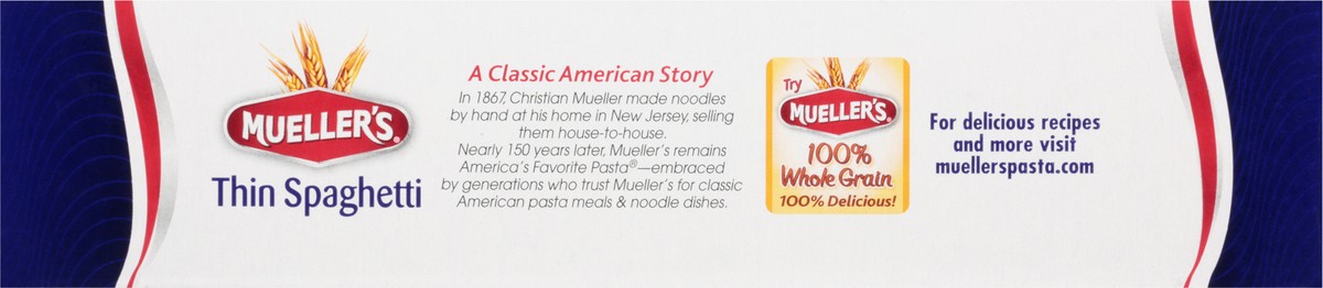 slide 3 of 9, Mueller's Thin Spaghetti 32 oz, 32 oz