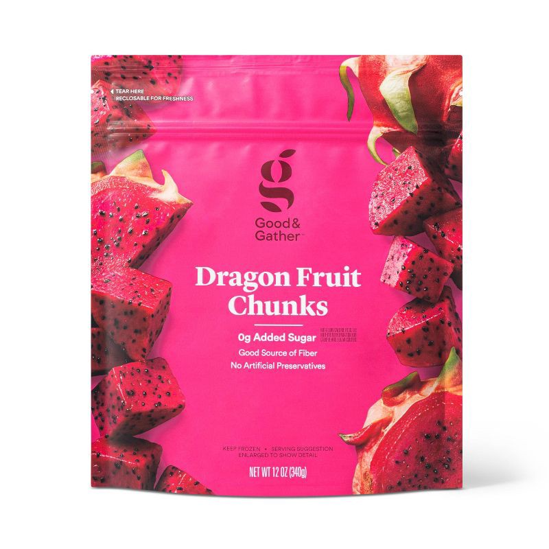 slide 1 of 3, Frozen Dragon Fruit 12oz - Good & Gather™, 12 oz