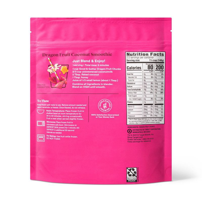 slide 3 of 3, Frozen Dragon Fruit 12oz - Good & Gather™, 12 oz