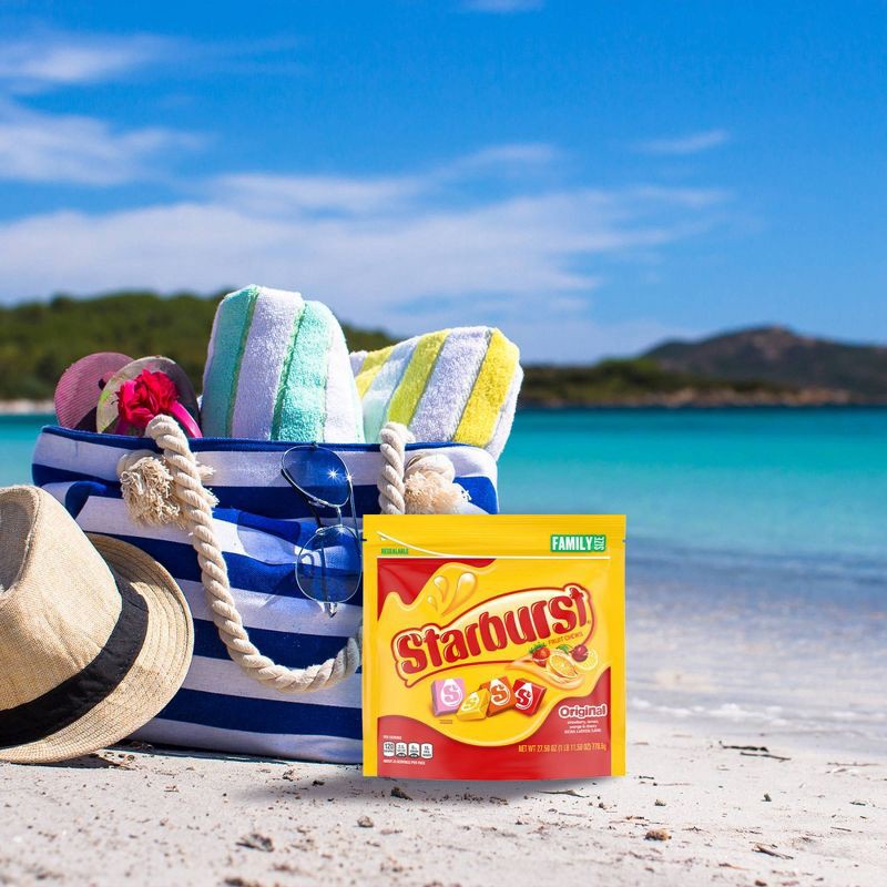 slide 5 of 11, Starburst Original Fruit Chewy Candies Family Size Candy Bag - 27.5oz, 27.5 oz