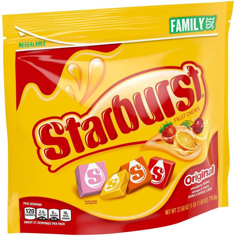 slide 6 of 7, Starburst Original Family Size Chewy Candy - 27.5oz, 27.5 oz