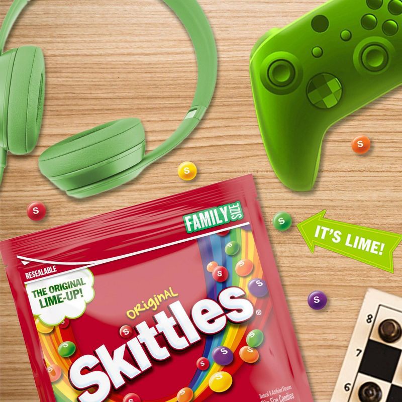 slide 6 of 10, Starburst Skittles Original Fruity Chewy Candy Family Size Bag - 27.5oz, 27.5 oz