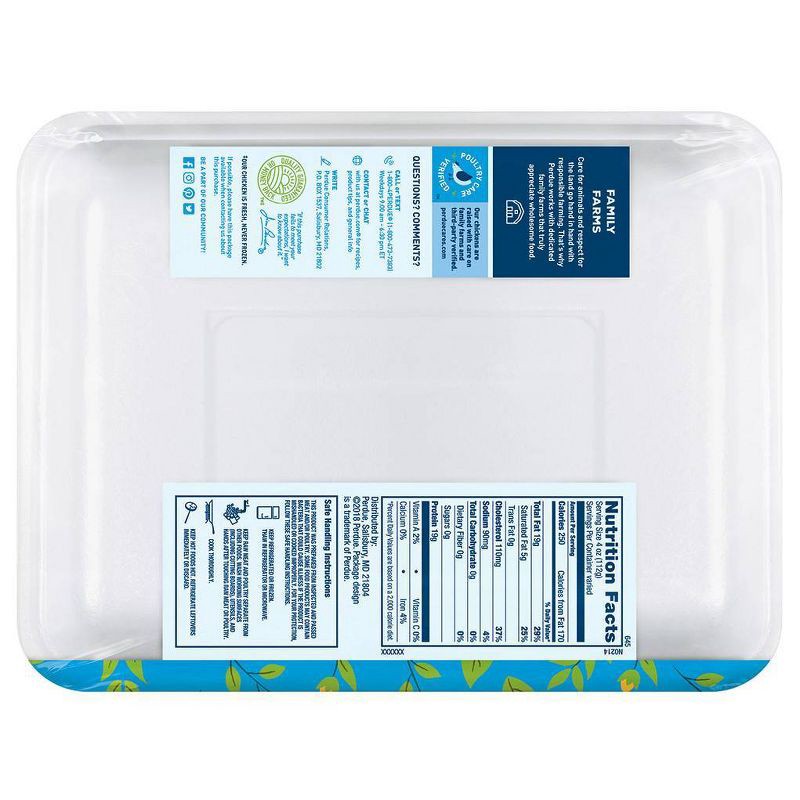 slide 3 of 4, Perdue Bone-In Chicken Thighs - 1.9-2.42lbs - price per lb, per lb