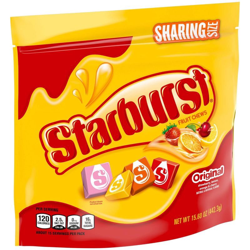 slide 2 of 8, Starburst Originals Chewy Candy, Individually Wrapped Fruit Chews Sharing Size - 15.6oz, 15.6 oz