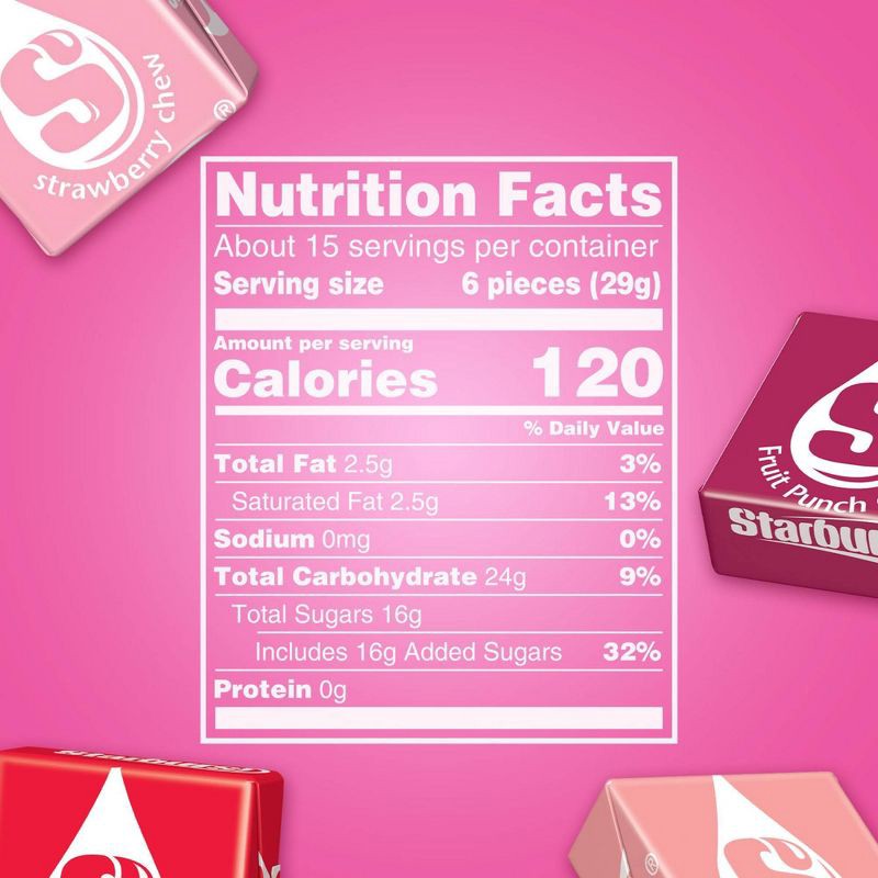slide 3 of 9, Starburst FaveREDs Candy Fruity Chewy Candies Sharing Size Bag - 15.6oz, 15.6 oz