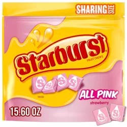 Starburst All Pink Candy Fruit Flavored Chewy Candies - 15.6oz