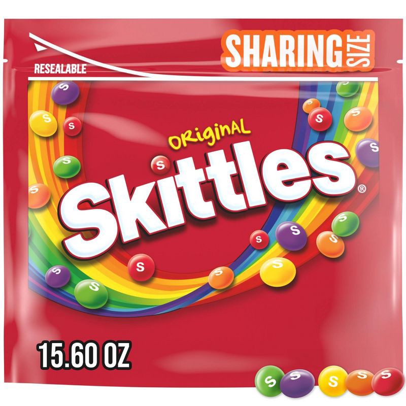 slide 1 of 11, Skittles Original Sharing Size Chewy Candy - 15.6oz, 15.6 oz