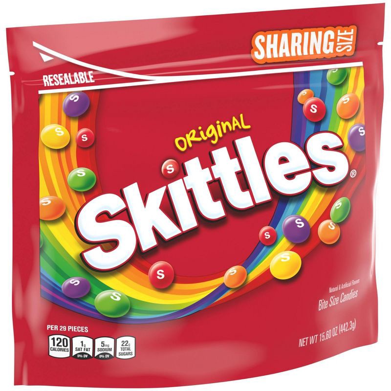 slide 5 of 6, Skittles Original Sharing Size Chewy Candy - 15.6oz, 15.6 oz