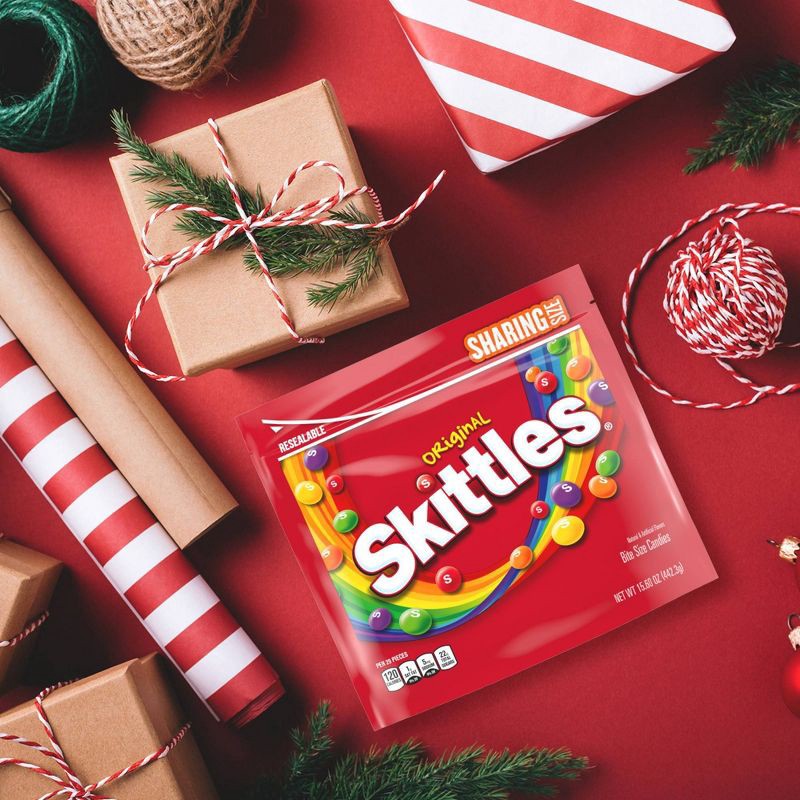 slide 5 of 11, Skittles Original Sharing Size Chewy Candy - 15.6oz, 15.6 oz