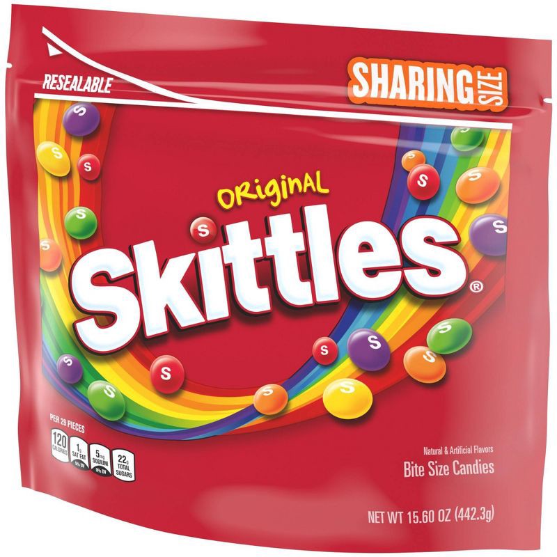 slide 8 of 11, Skittles Original Sharing Size Chewy Candy - 15.6oz, 15.6 oz