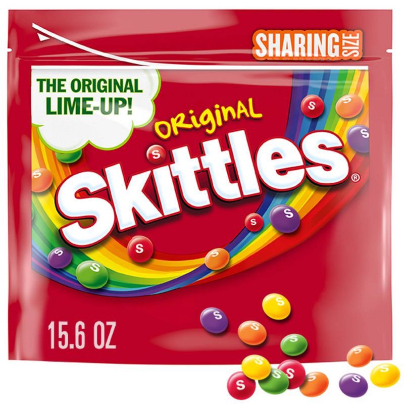 slide 1 of 6, Skittles Original Sharing Size Chewy Candy - 15.6oz, 15.6 oz