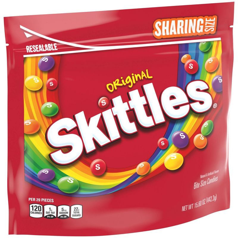 slide 11 of 11, Skittles Original Sharing Size Chewy Candy - 15.6oz, 15.6 oz