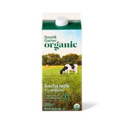 Organic 1% Milk - 0.5gal - Good & Gather™